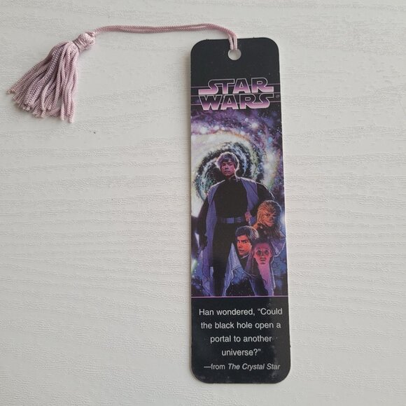 Vintage 90s Star Wars Lucas Films Antioch Crystal Tassel Bookmark 1994 KBO-10829 - Picture 2 of 9